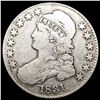 1831 0-118 Cap Bust Half Dollar R4 NICELY CIRCULAT