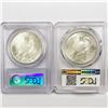 Image 2 : 1922 Set (2) Silver Peace Dollar PCGS MS63