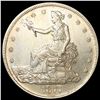 Image 1 : 1877-CC Silver Trade Dollar ABOUT UNCIRCULATED