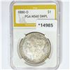 Image 1 : 1880-O Morgan Silver Dollar PGA MS60 DMPL
