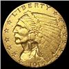 Image 1 : 1915 $2.50 Gold Quarter Eagle CLOSELY UNCIRCULATED