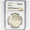 Image 1 : 1883 Morgan Silver Dollar NGC MS63