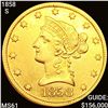 Image 1 : 1858-S $10 Gold Eagle UNCIRCULATED
