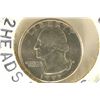 Image 1 : 1997-D 2 HEADED QUARTER NOVELTY PIECE BU