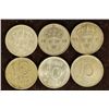 Image 1 : 1928, 38, 41, 45, 53 & 59 SWEDEN SILVER 10 ORE