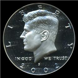 2002S Silver JFK Half Graded PR70 DCAM (COI-4949)