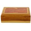Image 2 : Inlaid Burl Box Handmade Rare Teak Wood  (DEC-131)