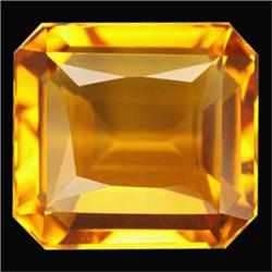 26.1ct Raving Emerald Shape Golden Yellow Citrine  (GEM-16717)