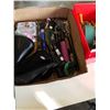 Image 3 : BOX AND BIN OF BIKE TOOLS AND PARTS