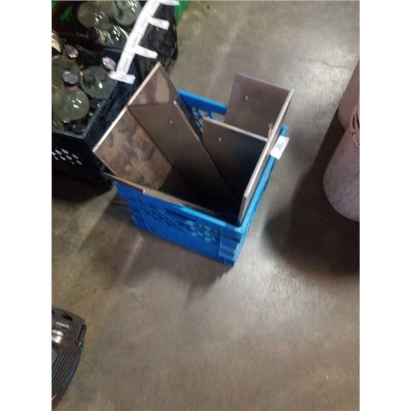 CRATE OF STAINLESS STEEL PLATE