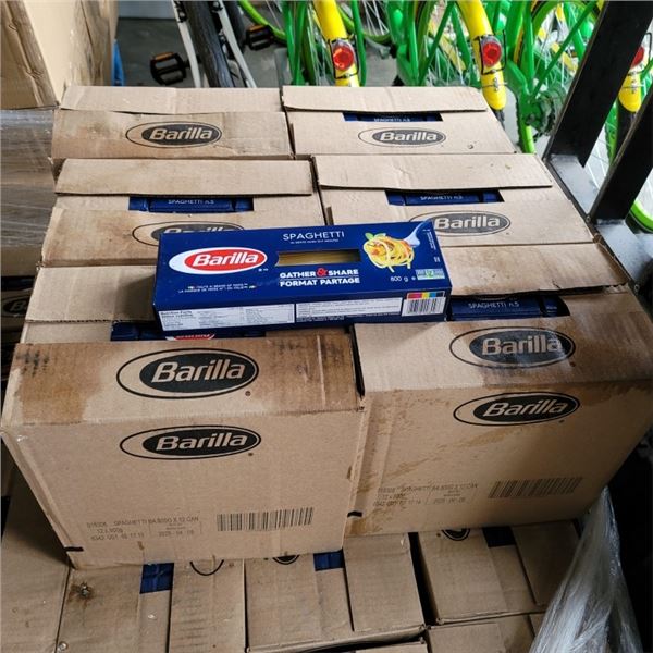 6 CASES OF BARILLA SPAGHETTI 12 X 800G BB JULY 2023