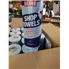 Image 2 : BOX OF ULINE SHOP TOWELS