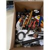 Image 2 : BOX OF TOOLS, HAMMERS