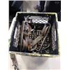Image 2 : 5 MOUND TOOL CO 5 INCH IRON PULLEY AND MEAT HOOKS - BEEF TROLLEY