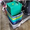 Image 1 : LOT OF STORAGE TOTES