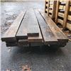 Image 2 : 16 PLANKS OF CEDAR 2"X6" ROUGH CUT 10FT LONG