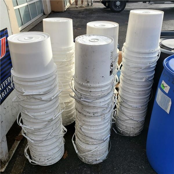 APPROX 60 FOOD GRADE BUCKETS Approx 60 food grade buckets