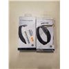 Image 1 : 2 FITBIT INSPIRE FIT WATCHES BOTH WORKING W/ 1 CHARGER, RETAIL $189