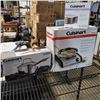 Image 1 : CUISINART PROFESSIONAL SERIES SAUCEPAN, CAST IRON SINGLE BURNER AND DISC HOLDER
