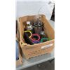 Image 2 : 2 BOXES KITCHEN SUPPLIES AND PERSONAL BLENDER