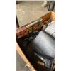 Image 8 : 4 BOXES OF KITCHEN ITEMS, INCLUDING CAST IRON PANS, SWIFFER PADS