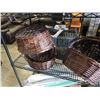 Image 2 : LOT OF WICKER BASKETS