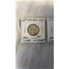 Image 3 : 1952 CANADIAN COINS .800 SILVER 25 CENT, 10 CENT PLUS 5 CENT AND 1 CENT