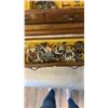 Image 2 : 2 DRAWER WOOD JEWELRY BOX WITH LOT OF JEWELRY CONTENTS