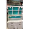 Image 2 : WHITE AND TEAL HUTCH