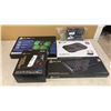Image 1 : KLIM WIRELESS KEYBOARD, 2 BLUE LIGHT GLASSES, HEADPHONES AND 2 KLIM LAPTOP COOLERS