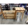 Image 1 : PINE 1 DRAWER STAND AND SHOE RACK
