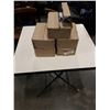 Image 1 : 5 BOXES OF BONE CHINA MUGS - 30 MUGS TOTAL