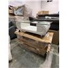 Image 1 : BRAND NEW MODERN GLASS TOP COFFEE TABLE - RETAIL $299