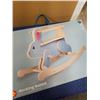 Image 2 : AS  NEW BIGJUGS ROCKING RABBIT HANDCRAFTED ROCKER RIDE ON - RETAIL $189