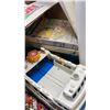 Image 8 : BOX AND BIN OF COLLECTIBLES, ESTATE GOODS