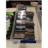 Image 2 : 2 TRAYS OF CDS AND VIDEOGAMES