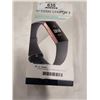Image 2 : FITBIT CHARGE 3 -  TESTED AND WORKING W/ CHARGER AND NEW GENUINE LEATHER BAND, RETAIL $129
