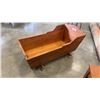 Image 3 : VINTAGE WOOD ROCKING BASSINET