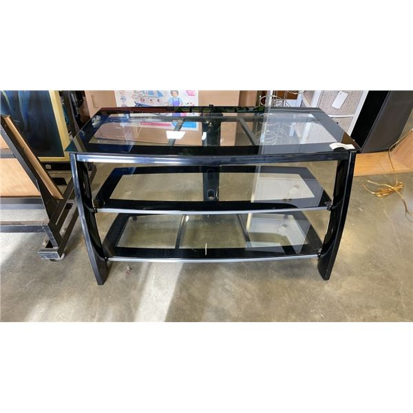 3 TIER GLASS TV STAND