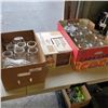 Image 1 : 3 BOXES OF CANNING JARS, MASON JARS, BOTTLES AND MORE