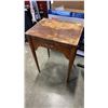 Image 8 : VINTAGE SEWING MACHINE TABLE AND WALL CLOCK