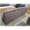 Image 11 : BRAND NEW GREY FABRIC 2 PC PULL OUT SLEEPER SECTIONAL W/ STORAGE CHAISE - RETAIL $2899, TALL PILLOW 
