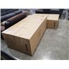 Image 14 : BRAND NEW GREY FABRIC 2 PC PULL OUT SLEEPER SECTIONAL W/ STORAGE CHAISE - RETAIL $2899, TALL PILLOW 