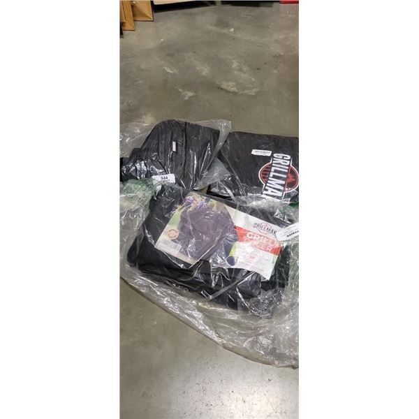 3 AS NEW OUTDOOR GRILL COVERS