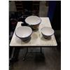 Image 1 : 3 PIECE GIBSON MIXING BOWL SET