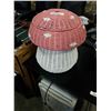 Image 1 : PINK AND WHITE WICKER MUSHROOM HAMPER