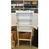 Image 2 : OVER THE TOILET BATHROOM SHELF 63"X24"X7 WITH METAL TOILET TISSURE HOLDER