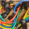 Image 7 : 2 NEW 17PC RESISTANCE BAND SETS (UP TO 150LBS OF RESISTANCE) RETAIL $200