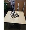 Image 1 : SET OF REBAR INDUSTRIAL LOOKING PAPR TOWEL AND CUP HOLDERS