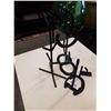 Image 2 : SET OF REBAR INDUSTRIAL LOOKING PAPR TOWEL AND CUP HOLDERS